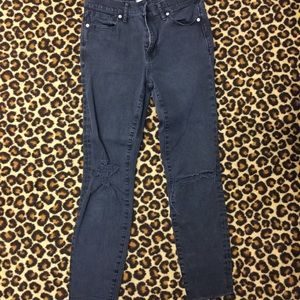 Madewell High Riser skinny jeans black